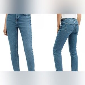 All Saints Blue Skinny Jeans